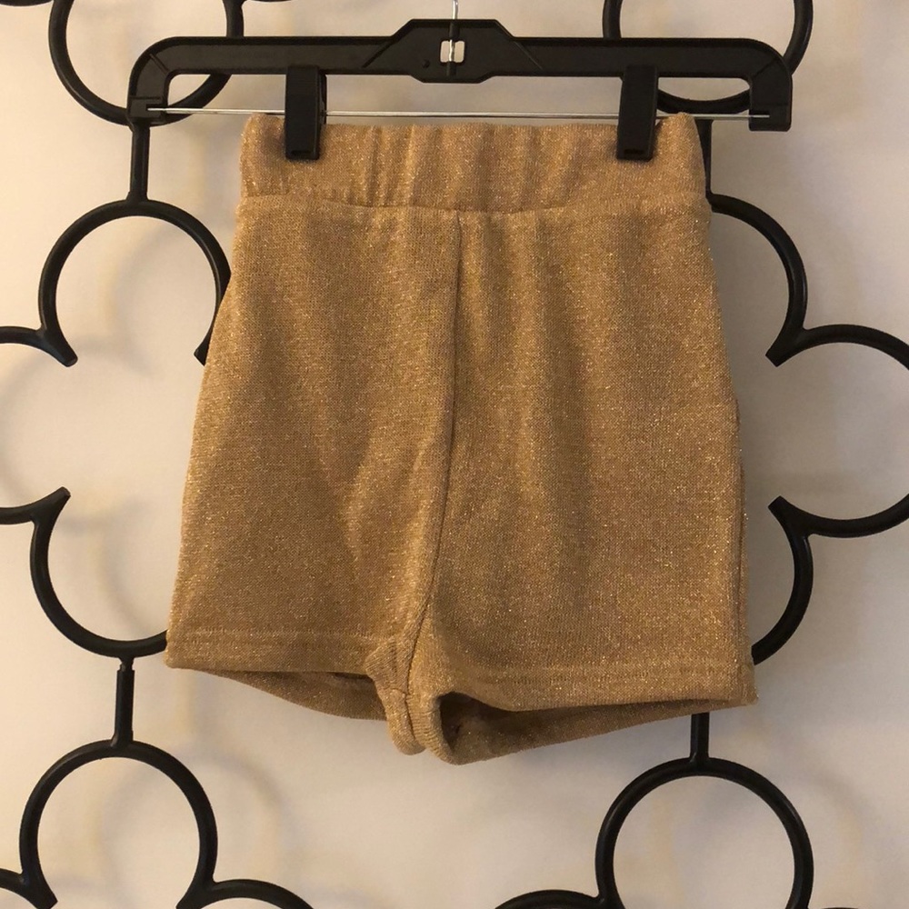Oh Polly Stretchy Sparkly Booty Shorts